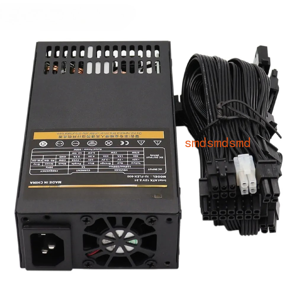 600W Modular Power Supply Smal - огляд і ціна Flex Atx Power Supply 600W 1U