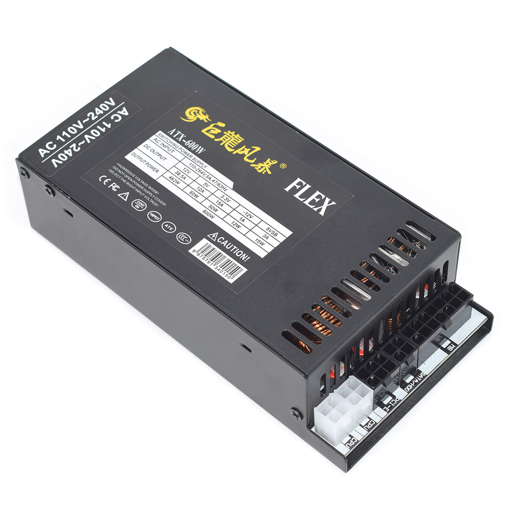 600W Full Modular 1U Flex ATX  - огляд і ціна Flex Atx Power Supply 600W 1U