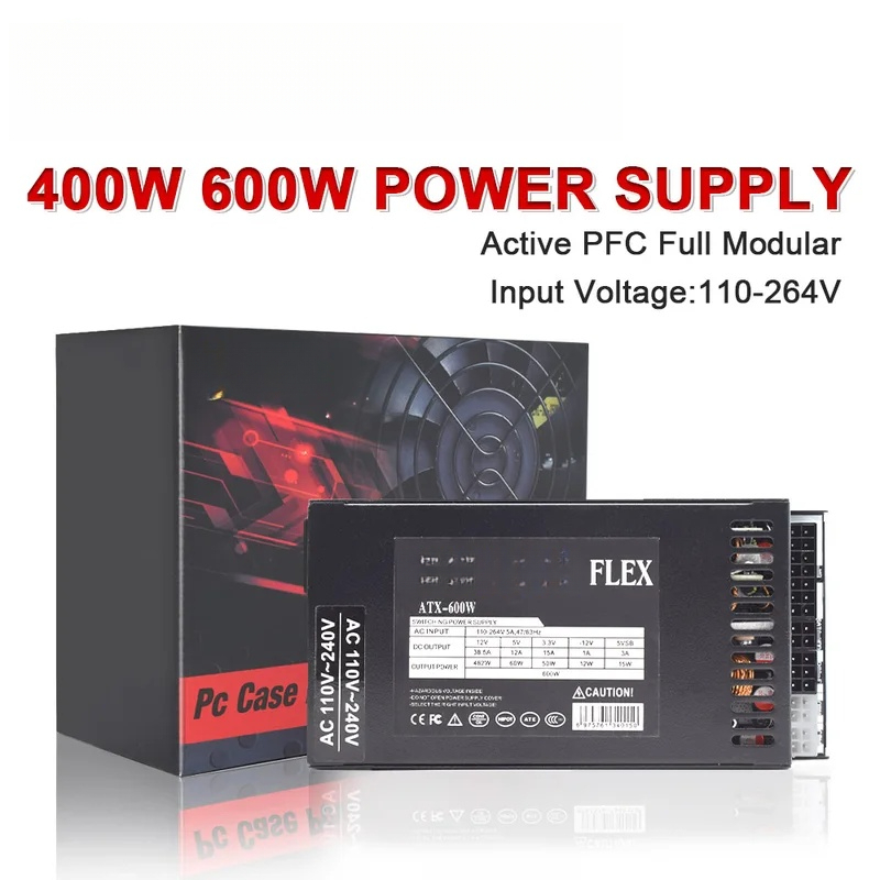 CHJJULONGFENGBAO ATX 400W 600W - огляд і ціна Flex Atx Power Supply 600W 1U
